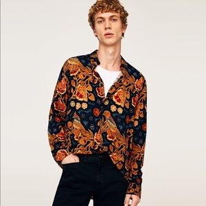 Zara Man Bird Shirt